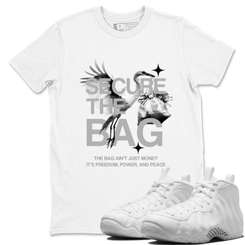 Secure The Bag SNRT Sneaker Tees - Air Foamposite One Triple White
