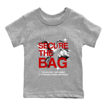 Secure The Bag SNRT Sneaker Tees Kids - Air Force 1 University Red