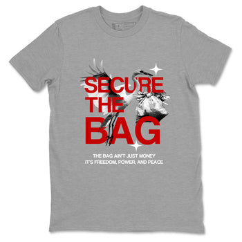 Secure The Bag SNRT Sneaker Tees - Air Force 1 University Red - SNRT Sneaker T-shirts