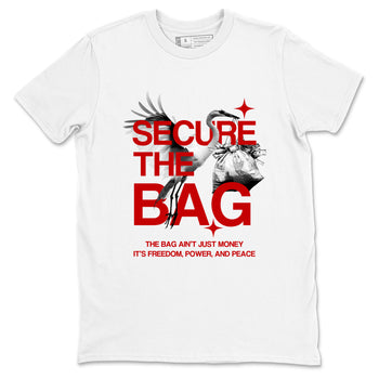 Secure The Bag SNRT Sneaker Tees - Air Force 1 University Red - SNRT Sneaker T-shirts