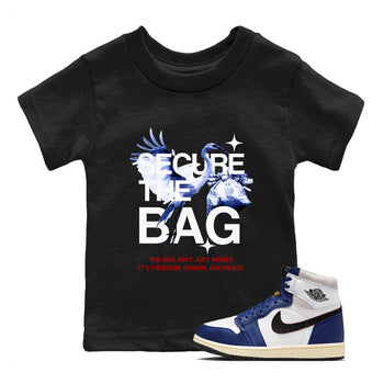 Secure The Bag SNRT Sneaker Tees Kids - Air Jordan 1 Rare Air - SNRT Sneaker T-shirts