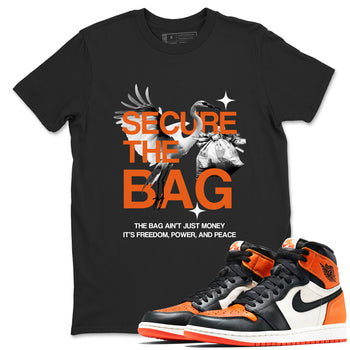 Secure The Bag SNRT Sneaker Tees - Air Jordan 1 Shattered Backboard - SNRT Sneaker T-shirts