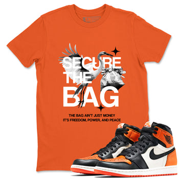 Secure The Bag SNRT Sneaker Tees - Air Jordan 1 Shattered Backboard - SNRT Sneaker T-shirts
