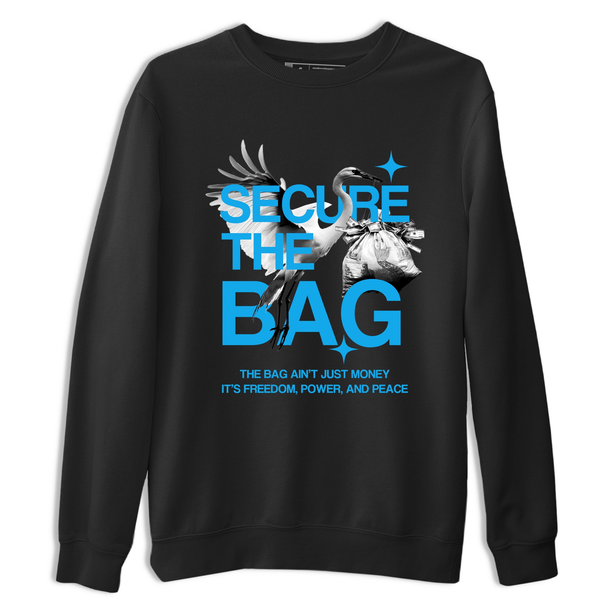 Secure The Bag SNRT Sneaker Tees - Air Jordan 1 UNC Reimagined - SNRT Sneaker T-shirts
