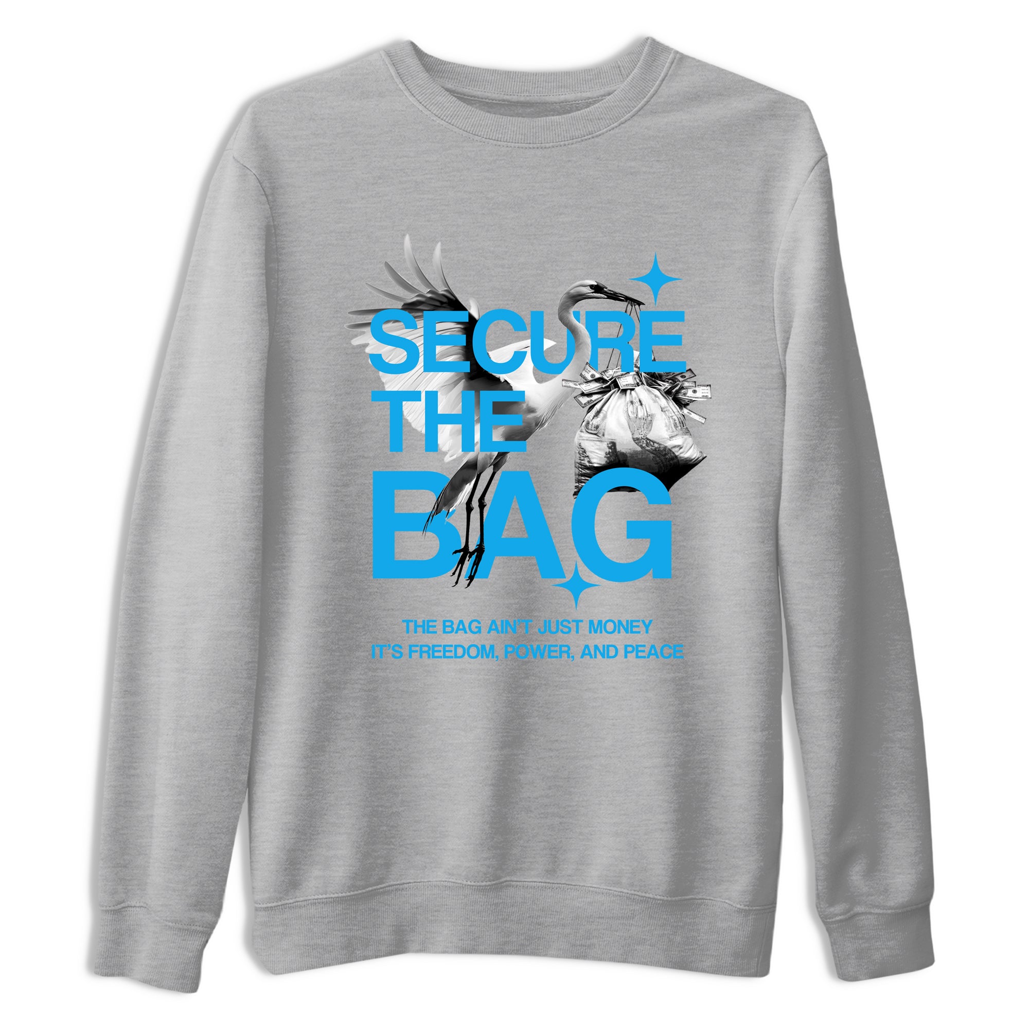 Secure The Bag SNRT Sneaker Tees - Air Jordan 1 UNC Reimagined - SNRT Sneaker T-shirts
