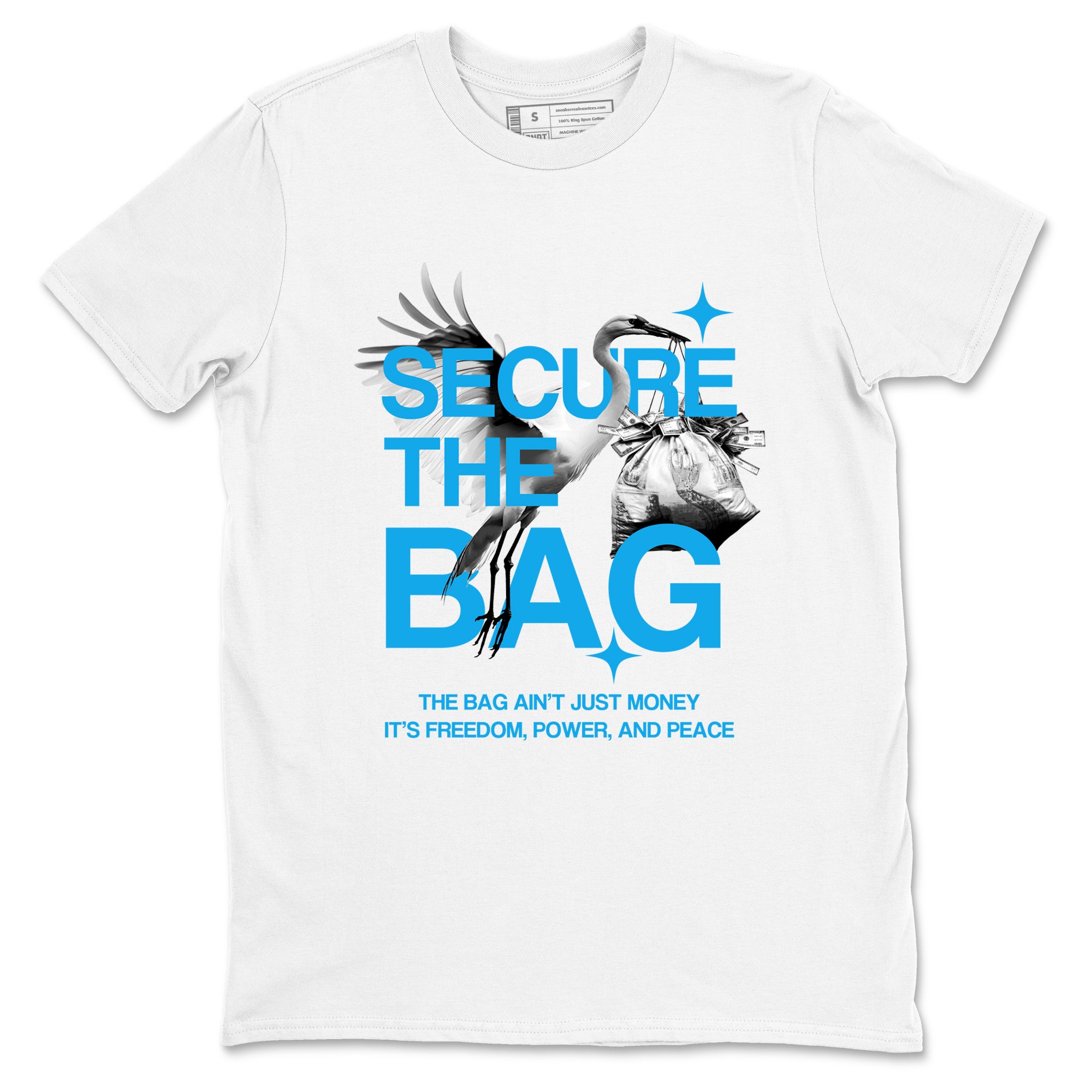 Secure The Bag SNRT Sneaker Tees - Air Jordan 1 UNC Reimagined - SNRT Sneaker T-shirts