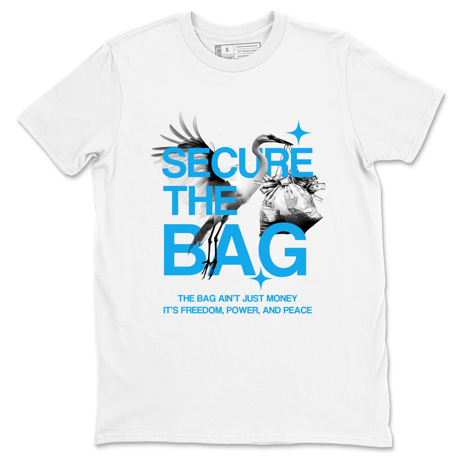 Secure The Bag SNRT Sneaker Tees - Air Jordan 1 UNC Reimagined - SNRT Sneaker T-shirts