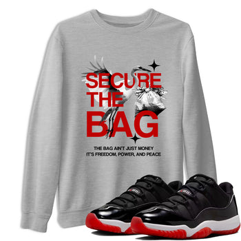 Secure The Bag SNRT Sneaker Tees - Air Jordan 11 Bred
