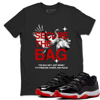 Secure The Bag SNRT Sneaker Tees - Air Jordan 11 Bred