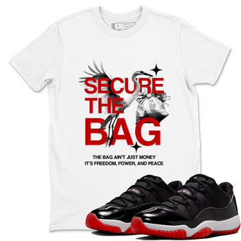 Secure The Bag SNRT Sneaker Tees - Air Jordan 11 Bred