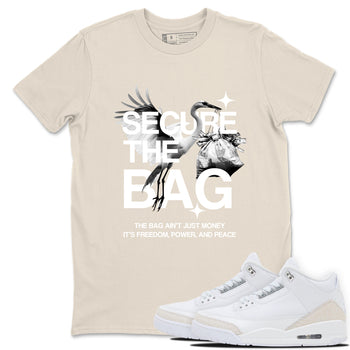Secure The Bag SNRT Sneaker Tees - Air Jordan 3 Pure Money