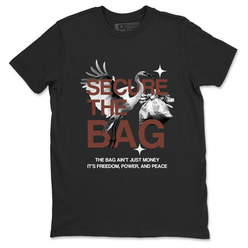 Sneaker match tees – Sneaker Tees To Match Dunk Low Football Shoes – Secure The Bag Tee Black 2