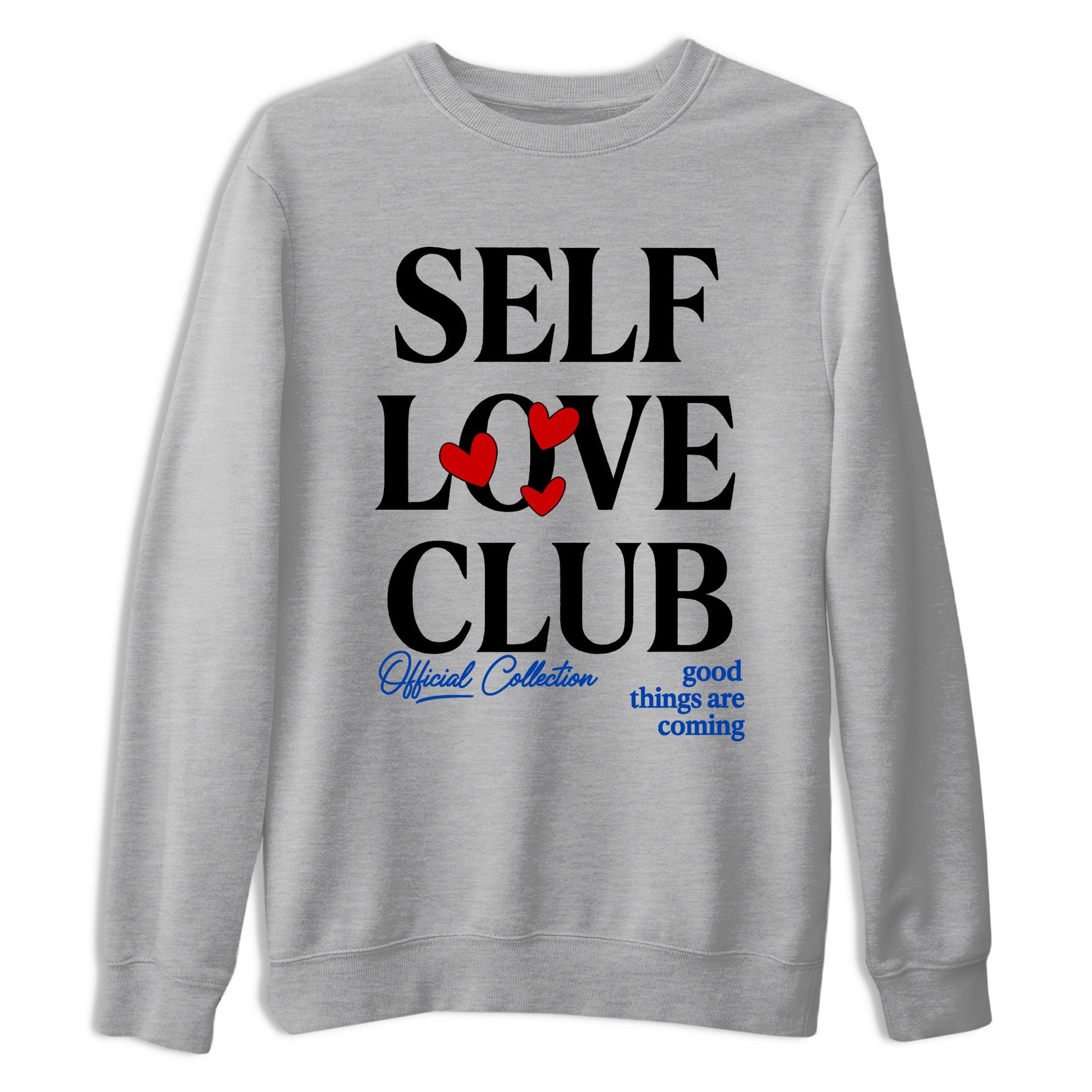 Self Love Club sneaker match t-shirt styled to complete your fit with the Air Jordan 4 Rare Air sneakers, shown in Heather Grey 2.