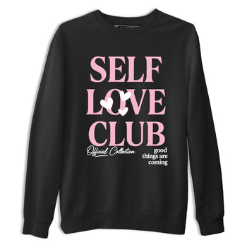 Sneaker match tees – Sneaker Tees To Match Air Jordan 5 35th Anniversary Shoes – Self Love Club Tee Black 2