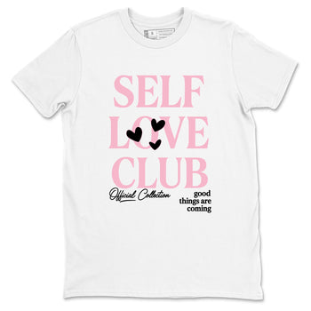 Sneaker match tees – Sneaker Tees To Match Air Jordan 5 35th Anniversary Shoes – Self Love Club Tee White 2