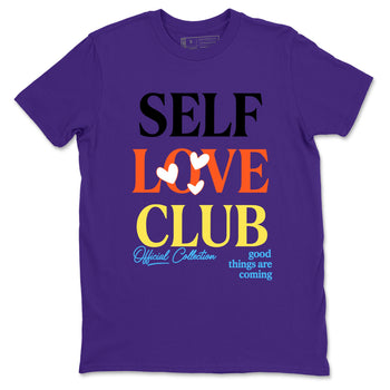 Sneaker Threads – Sneaker Tees To Match New Balance 9060 Prism Purple – Self Love Club Graphic Tee Purple 2. Perfect for Jordan releases 2025 colorways.
