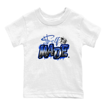 Air Foamposite One Royal shirts to match jordans Self Made sneaker match tees Air Foamposite One Royal SNRT Sneaker Release Tees Youth Baby White 2 crew neck shirts