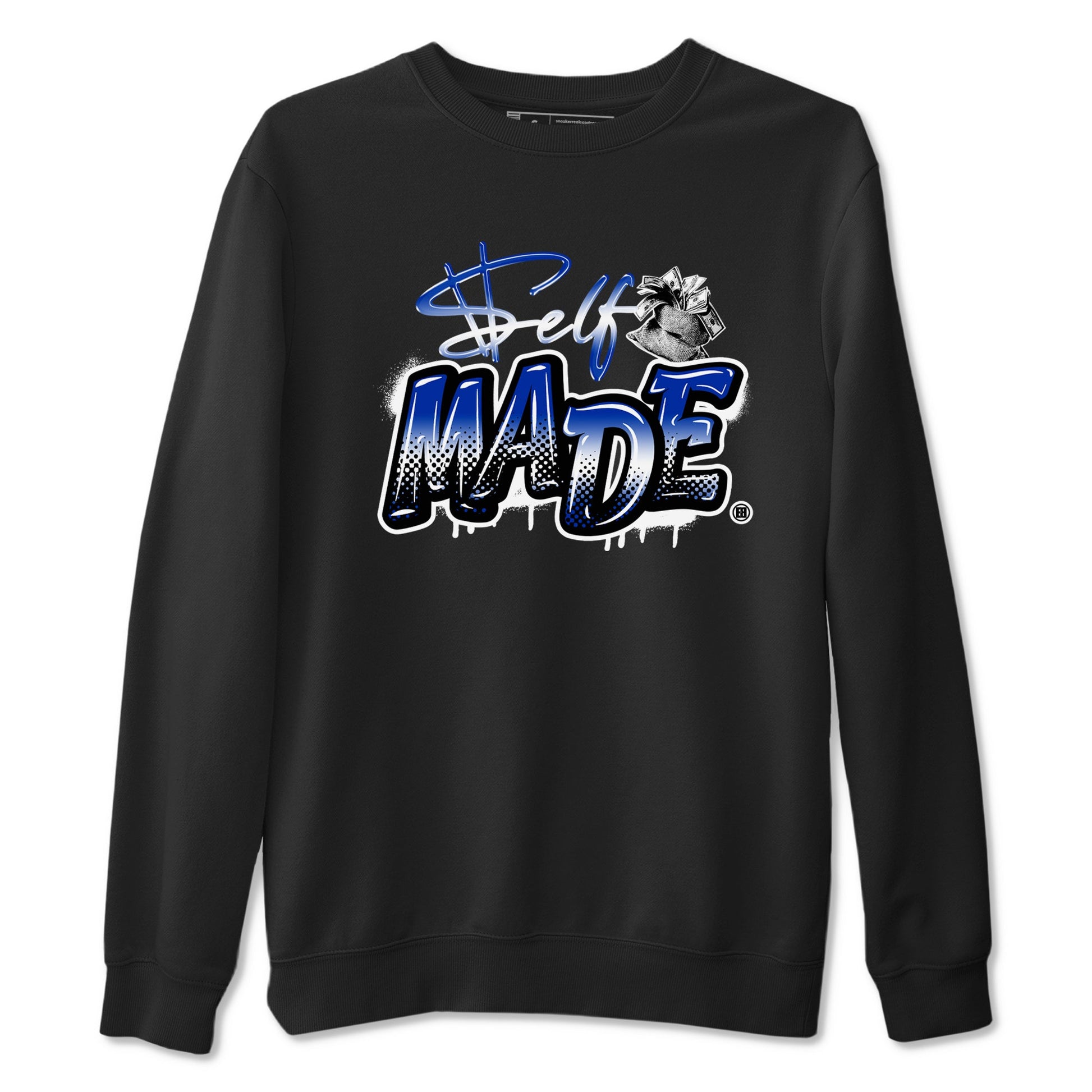 Air Foamposite One Royal shirts to match jordans Self Made sneaker match tees Air Foamposite One Royal SNRT Sneaker Release Tees unisex cotton Black 2 crew neck shirts