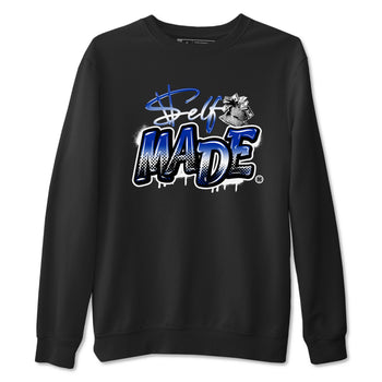Air Foamposite One Royal shirts to match jordans Self Made sneaker match tees Air Foamposite One Royal SNRT Sneaker Release Tees unisex cotton Black 2 crew neck shirts