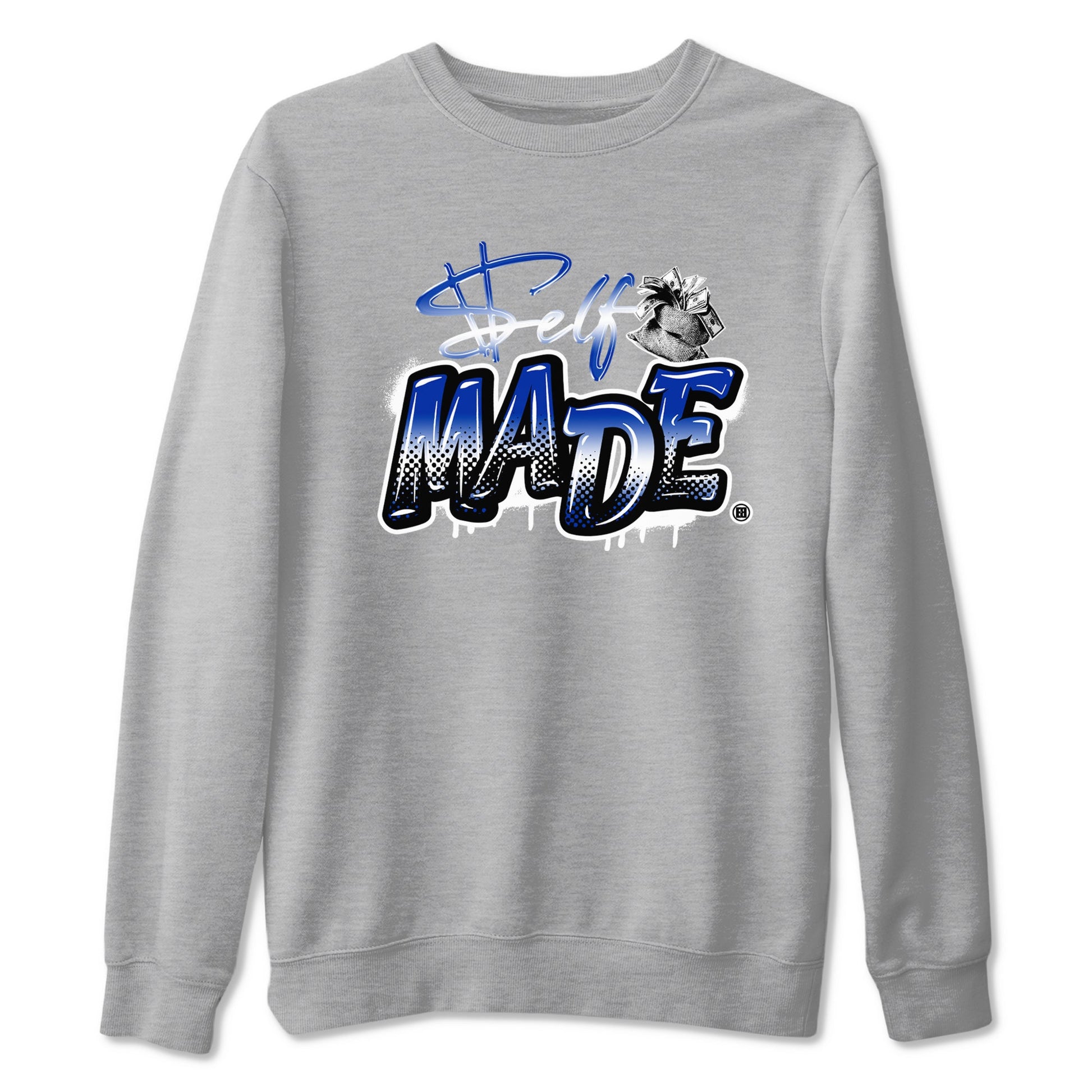 Air Foamposite One Royal shirts to match jordans Self Made sneaker match tees Air Foamposite One Royal SNRT Sneaker Release Tees unisex cotton Heather Grey 2 crew neck shirts
