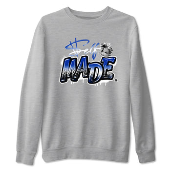 Air Foamposite One Royal shirts to match jordans Self Made sneaker match tees Air Foamposite One Royal SNRT Sneaker Release Tees unisex cotton Heather Grey 2 crew neck shirts