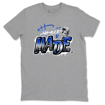 Air Foamposite One Royal shirts to match jordans Self Made sneaker match tees Air Foamposite One Royal SNRT Sneaker Release Tees unisex cotton Heather Grey 2 crew neck shirts
