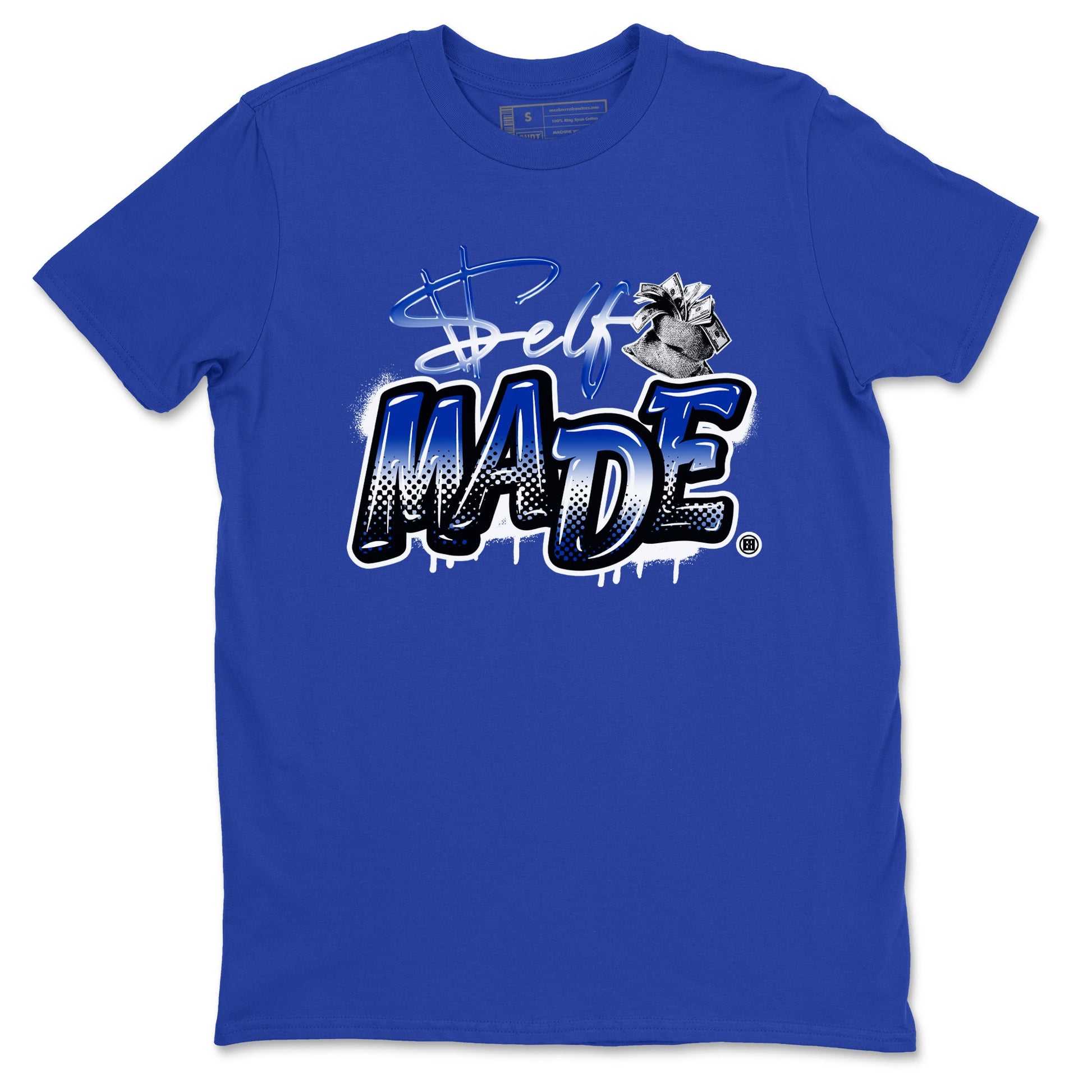 Air Foamposite One Royal shirts to match jordans Self Made sneaker match tees Air Foamposite One Royal SNRT Sneaker Release Tees unisex cotton Royal Blue 2 crew neck shirts
