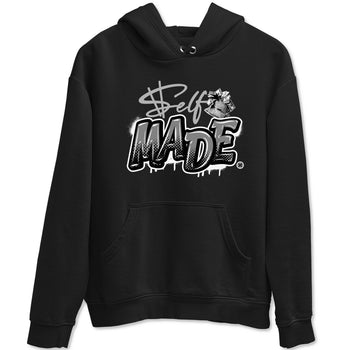 12s Black Wolf Grey shirts to match jordans Self Made sneaker match tees 12s Barons Grey SNRT Sneaker Release Tees unisex cotton Black 2 crew neck shirts