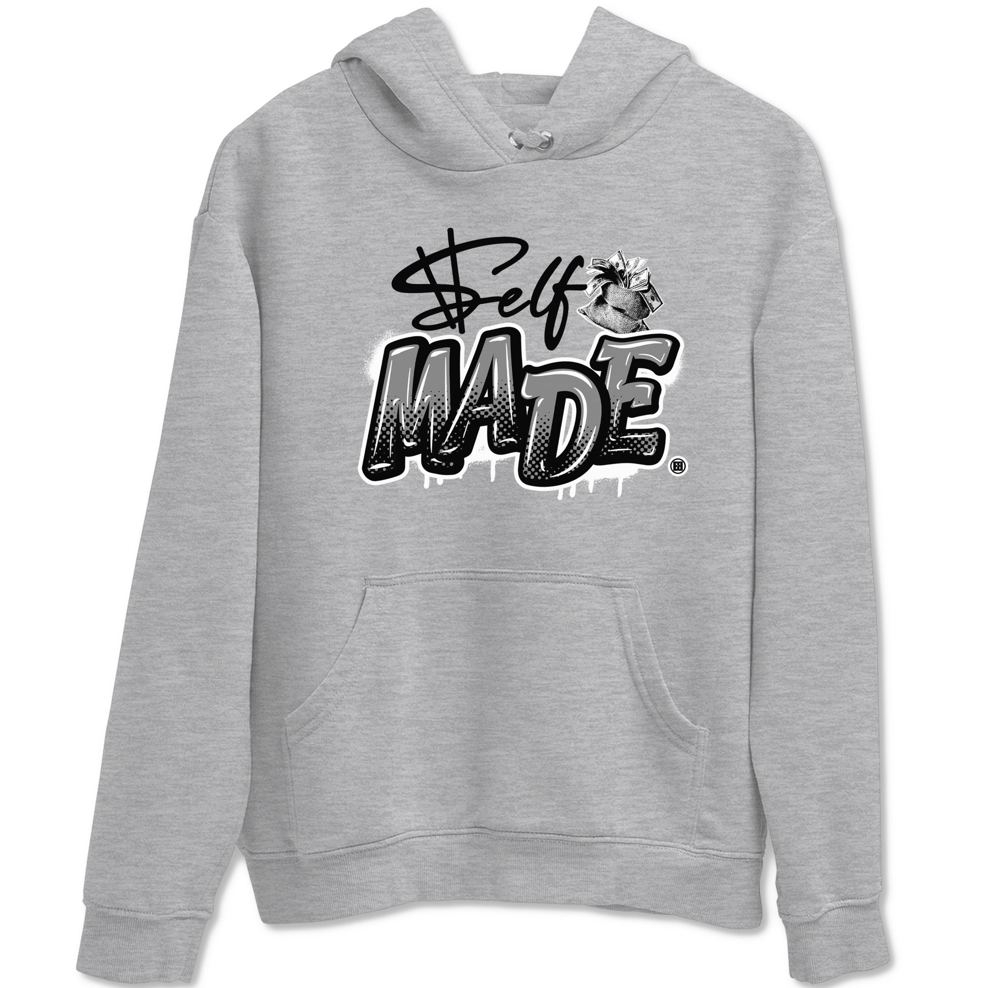 12s Black Wolf Grey shirts to match jordans Self Made sneaker match tees 12s Barons Grey SNRT Sneaker Release Tees unisex cotton Heather Grey 2 crew neck shirts