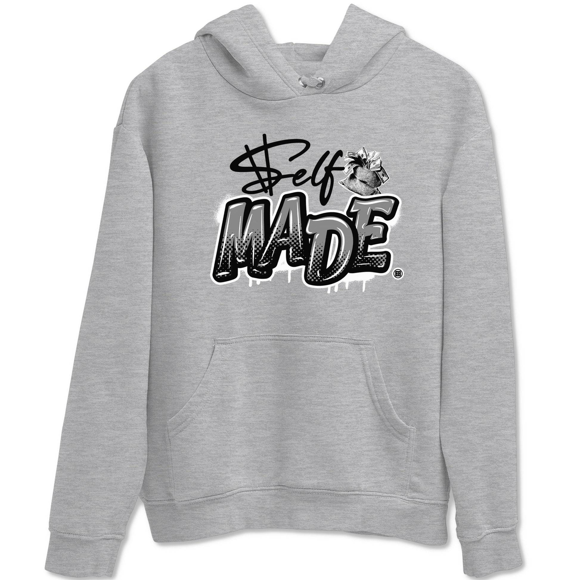 12s Black Wolf Grey shirts to match jordans Self Made sneaker match tees 12s Barons Grey SNRT Sneaker Release Tees unisex cotton Heather Grey 2 crew neck shirts