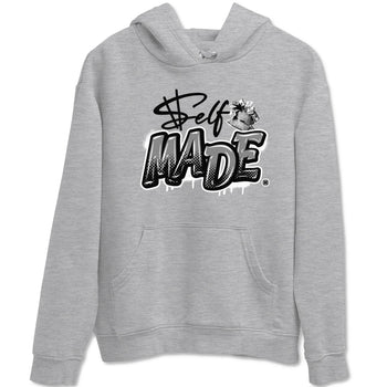 12s Black Wolf Grey shirts to match jordans Self Made sneaker match tees 12s Barons Grey SNRT Sneaker Release Tees unisex cotton Heather Grey 2 crew neck shirts