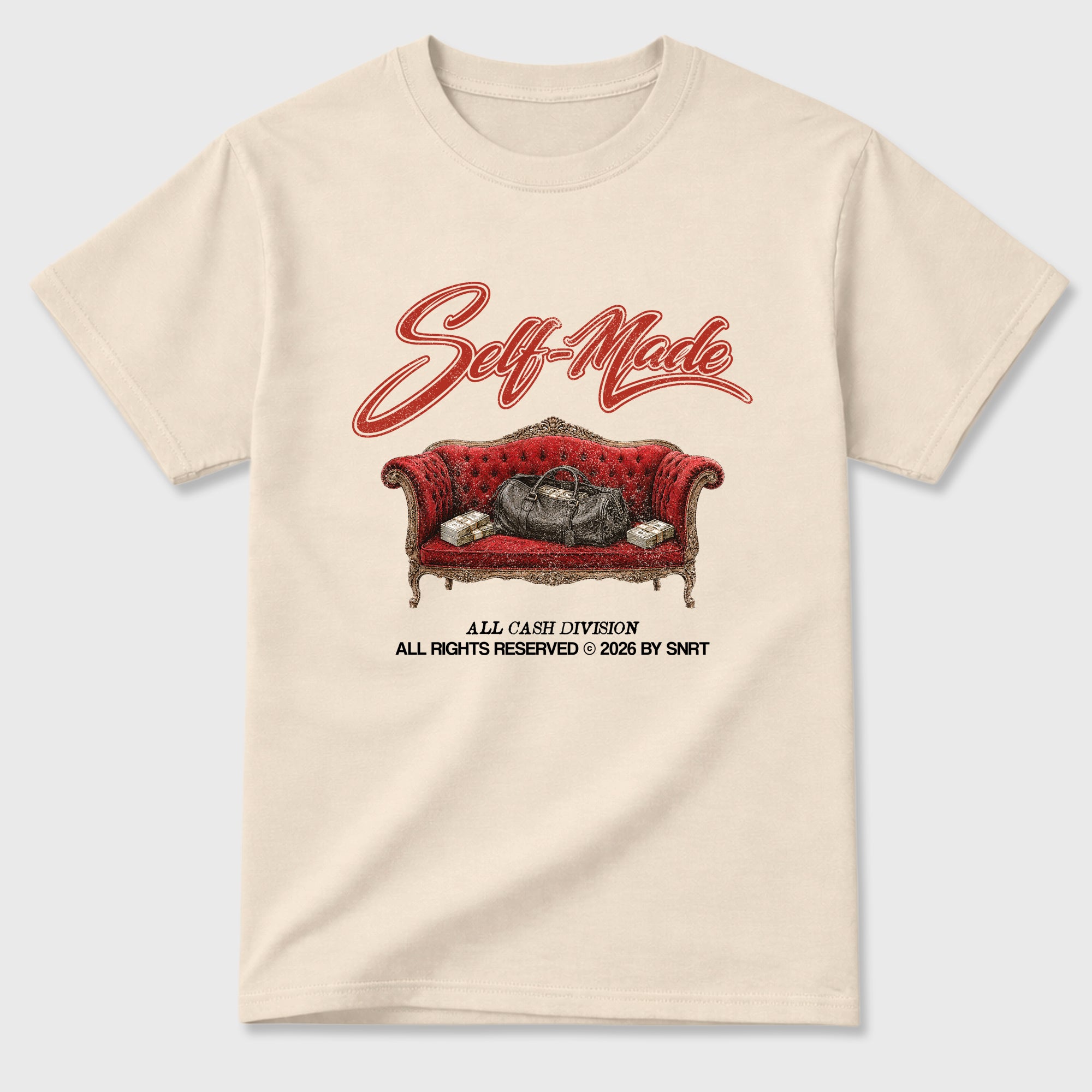 Sneaker match tees – Sneaker Tees To Match Air Jordan 4 Brick After Brick Shoes – Self Made Tee Natural 2