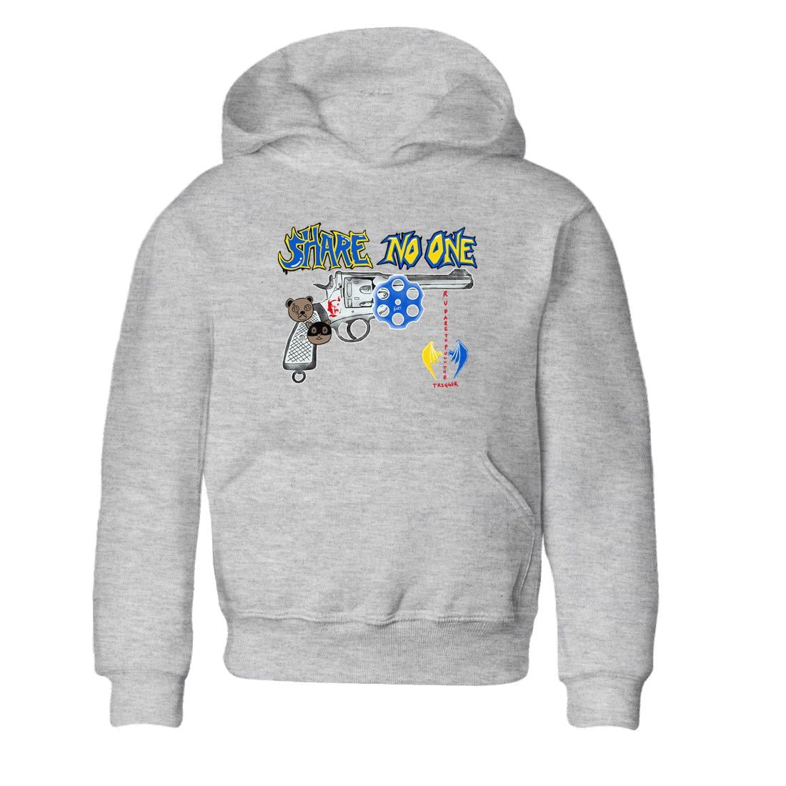 1s Travis Scott Canary shirt to match jordans Share No One sneaker tees Air Jordan 1 Travis Scott Canary SNRT sneaker release tees baby toddler Heather Grey 2 cotton Shirt