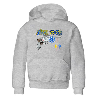 1s Travis Scott Canary shirt to match jordans Share No One sneaker tees Air Jordan 1 Travis Scott Canary SNRT sneaker release tees baby toddler Heather Grey 2 cotton Shirt
