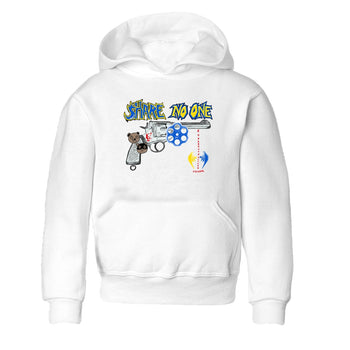 1s Travis Scott Canary shirt to match jordans Share No One sneaker tees Air Jordan 1 Travis Scott Canary SNRT sneaker release tees baby toddler White 2 cotton Shirt