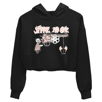 11s Legend Pink shirt to match jordans Share No One sneaker tees Air Jordan 11 Legend Pink SNRT Sneaker Release Tees Black 2 crop length shirt