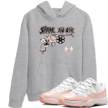 11s Legend Pink shirt to match jordans Share No One sneaker tees Air Jordan 11 Legend Pink SNRT Sneaker Release Tees unisex cotton Heather Grey 1 crew neck shirt