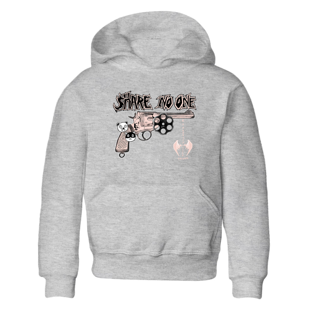 11s Legend Pink shirt to match jordans Share No One sneaker tees Air Jordan 11 Legend Pink SNRT sneaker release tees baby toddler Heather Grey 2 cotton Shirt