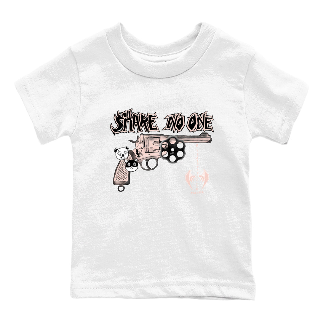 11s Legend Pink shirt to match jordans Share No One sneaker tees Air Jordan 11 Legend Pink SNRT sneaker release tees baby toddler White 2 cotton Shirt