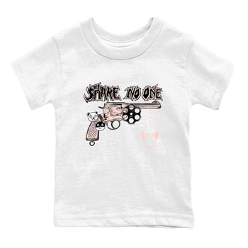 11s Legend Pink shirt to match jordans Share No One sneaker tees Air Jordan 11 Legend Pink SNRT sneaker release tees baby toddler White 2 cotton Shirt