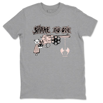 11s Legend Pink shirt to match jordans Share No One sneaker tees Air Jordan 11 Legend Pink SNRT Sneaker Release Tees unisex cotton Heather Grey 2 crew neck shirt