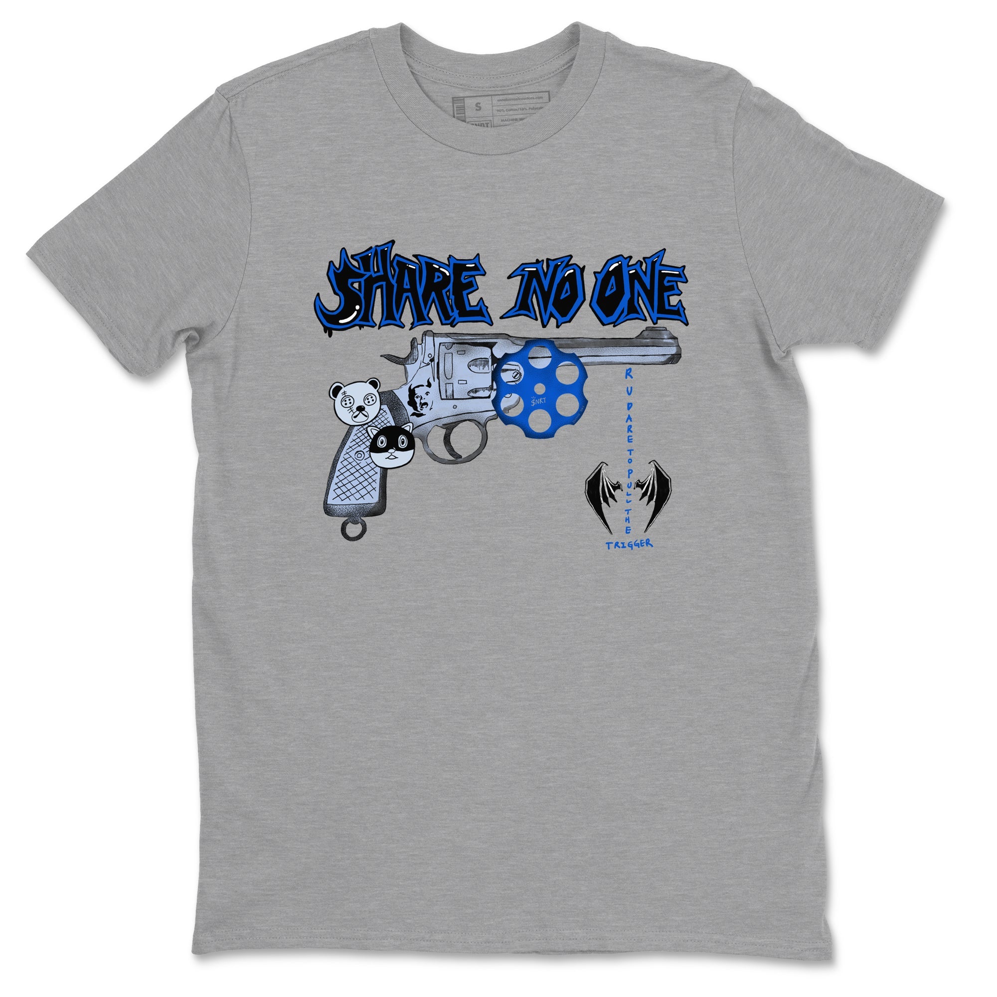 Air Jordan 11 Low Space shirt to match jordans Share No One sneaker tees Air Jordan 11 Low Space SNRT Sneaker Release Tees unisex cotton Heather Grey 2 crew neck shirt