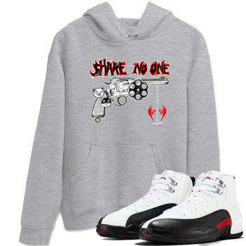 AJ12 Taxi Flip shirt to match jordans Share No One sneaker tees Air Jordan 12 Taxi Flip SNRT Sneaker Release Tees unisex cotton Heather Grey 1 crew neck shirt