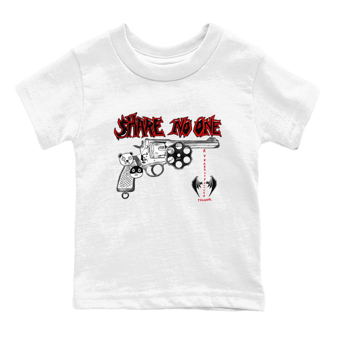 AJ12 Taxi Flip shirt to match jordans Share No One sneaker tees Air Jordan 12 Taxi Flip SNRT sneaker release tees baby toddler White 2 cotton Shirt