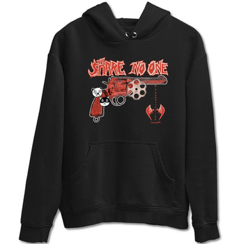 AJ13 Dune Red shirts to match jordans Share No One sneaker match tees Air Jordan 13 Dune Red SNRT Sneaker Tees streetwear brand Black 2 unisex cotton tee