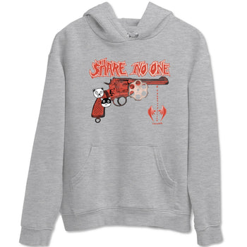 AJ13 Dune Red shirts to match jordans Share No One sneaker match tees Air Jordan 13 Dune Red SNRT Sneaker Tees streetwear brand Heather Grey 2 unisex cotton tee