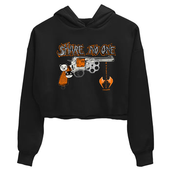 3s Georgia Peach shirt to match jordans Share No One sneaker tees Air Jordan 3 Georgia Peach SNRT Sneaker Release Tees Black 2 crop length shirt