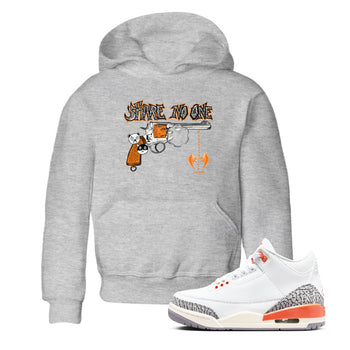 3s Georgia Peach shirt to match jordans Share No One sneaker tees Air Jordan 3 Georgia Peach SNRT sneaker release tees baby toddler Heather Grey 1 cotton Shirt