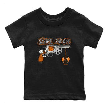3s Georgia Peach shirt to match jordans Share No One sneaker tees Air Jordan 3 Georgia Peach SNRT sneaker release tees baby toddler Black 2 cotton Shirt