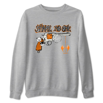 3s Georgia Peach shirt to match jordans Share No One sneaker tees Air Jordan 3 Georgia Peach SNRT Sneaker Release Tees unisex cotton Heather Grey 2 crew neck shirt